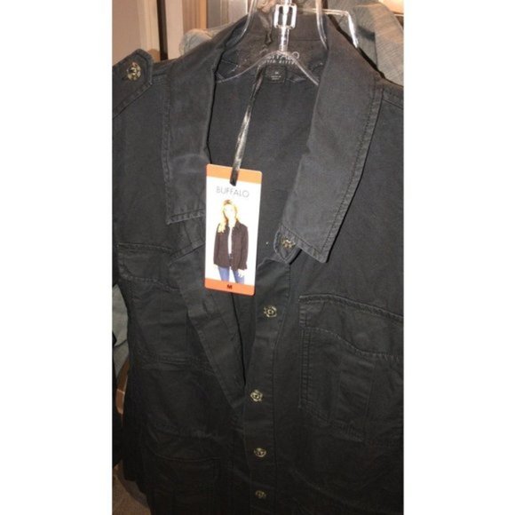 BUFFALO DAVID BITTON Military Jacket Lightweight - Picture 3 of 3